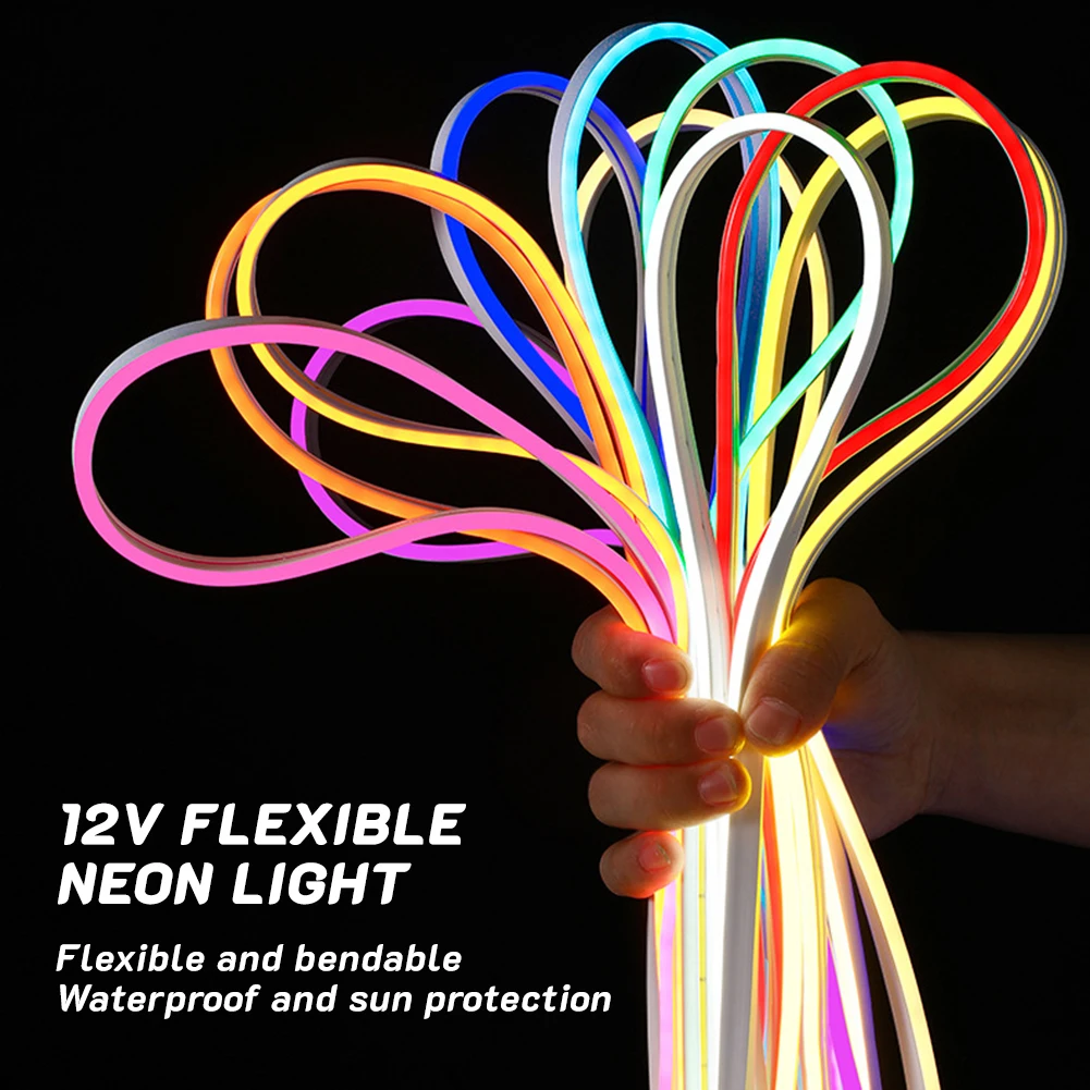 5M DIY Flexible Silicone Neon Light Strip Led Neon Strip Light Party Atmosphere Decor Lamp RopeTube Waterproof Car Interior Acc
5M DIY Flexible Silicone Neon Light Strip Led Neon Strip Light Party Atmosphere Decor Lamp RopeTube Waterproof Car Interior Acc