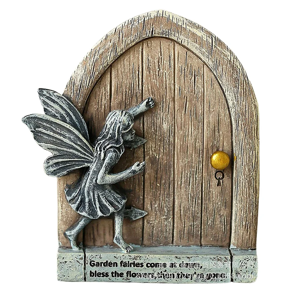 Resin Fairy House Door Resin Garden Decoration Fairy Door Statue Decor for Decoration Garden Gift Tree
Resin Fairy House Door Resin Garden Decoration Fairy Door Statue Decor for Decoration Garden Gift Tree