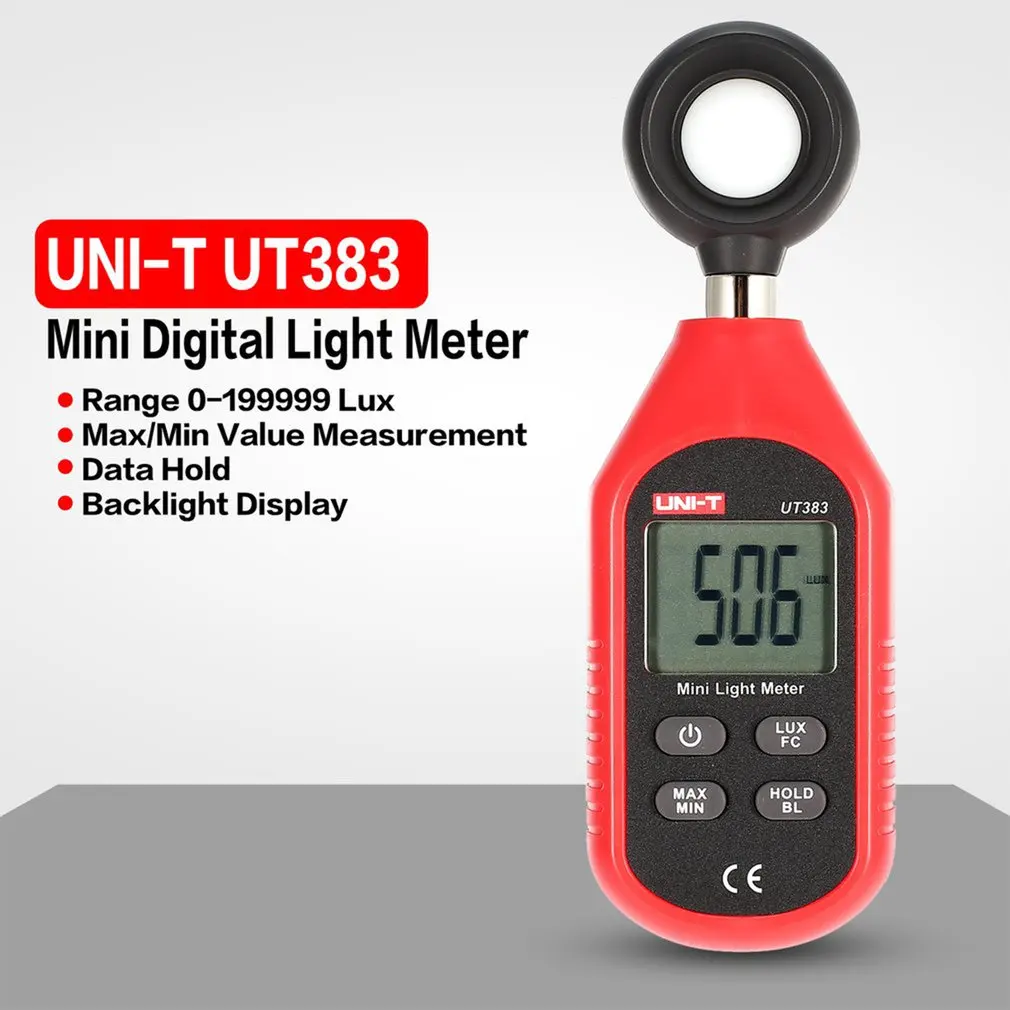 UNI-T UT383BT, новая версия, Модернизированный мини экологический светильник серии BT, измеритель люкс 200000 люкс, цифровой измеритель люкс, фотомет...
UNI-T UT383BT, новая версия, Модернизированный мини экологический светильник серии BT, измеритель люкс 200000 люкс, цифровой измеритель люкс, фотомет...