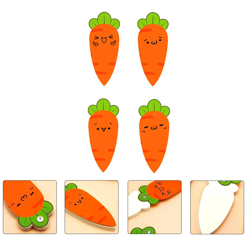 4Pcs Carrot Notepads Writing Notepads Time Management Notepads Memo Notepads
4Pcs Carrot Notepads Writing Notepads Time Management Notepads Memo Notepads