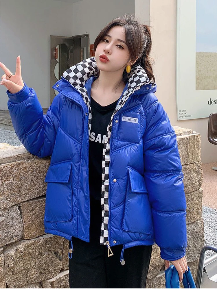 KBAT Oversized Fashion Parkas Hooded Jacket Women's Winter 2022 Loose Cotton padded Student Coat Thicken Warm Outerwear Female
KBAT Oversized Fashion Parkas Hooded Jacket Women's Winter 2022 Loose Cotton padded Student Coat Thicken Warm Outerwear Female
