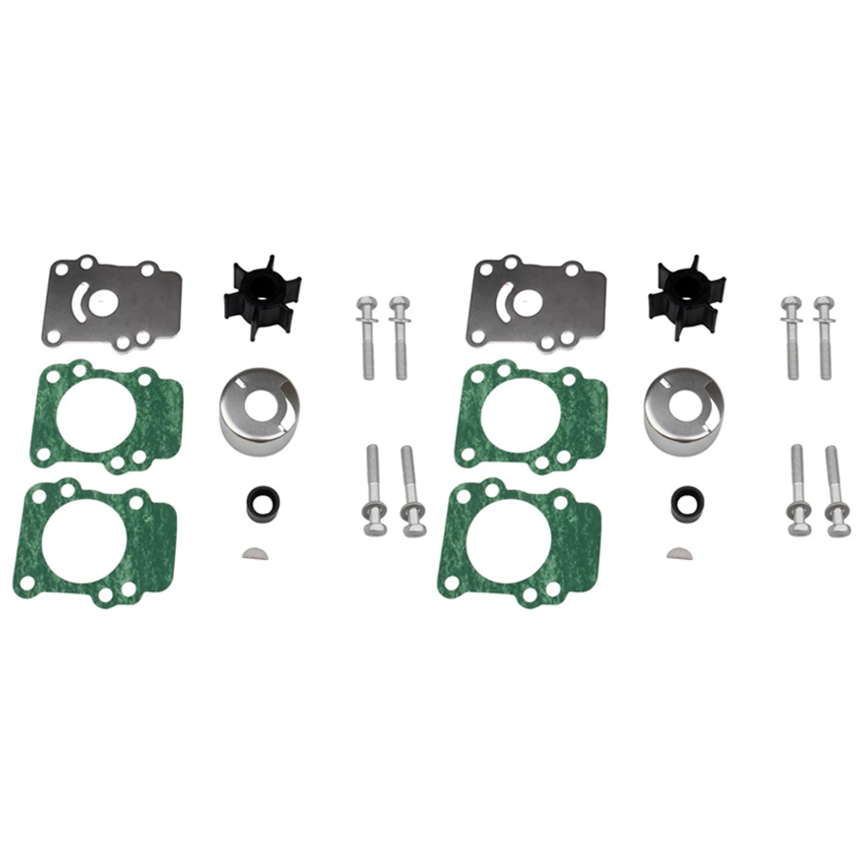 2X Water Pump Impeller Kit for Yamaha 9.9 15 Hp Outboard 682-W0078-A1-00 18-3148
2X Water Pump Impeller Kit for Yamaha 9.9 15 Hp Outboard 682-W0078-A1-00 18-3148