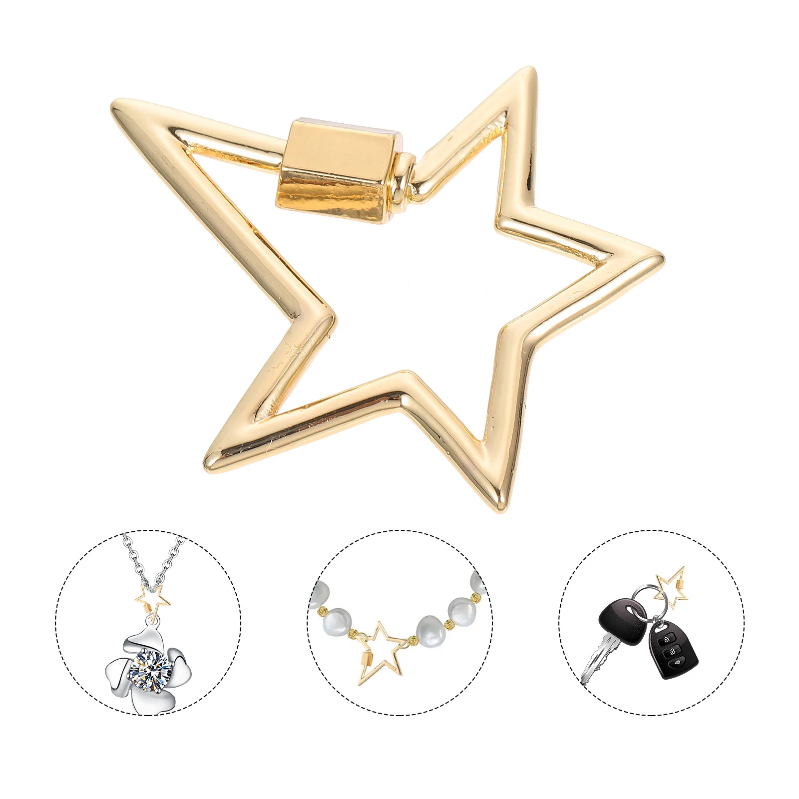 Jewelry Link Buckle Pendant Accessories DIY Necklace Carabiner Lock Clasps Brass Fittings Screw Keychain Mini Wood connector
Jewelry Link Buckle Pendant Accessories DIY Necklace Carabiner Lock Clasps Brass Fittings Screw Keychain Mini Wood connector