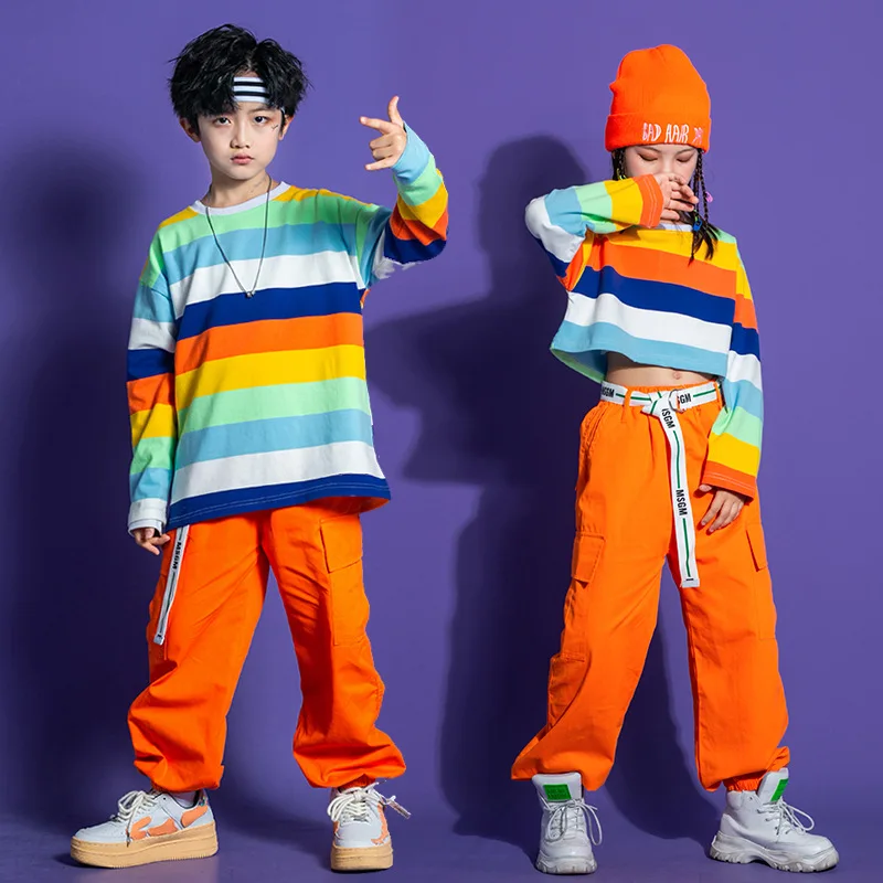 Teen Hip Hop Oversize Rainbow striped Orange Nylon Sweatpants Cotton Outfits For 8 10 12 14 16 Yrs Boys Girls Jazz Dance Clothe
Teen Hip Hop Oversize Rainbow striped Orange Nylon Sweatpants Cotton Outfits For 8 10 12 14 16 Yrs Boys Girls Jazz Dance Clothe