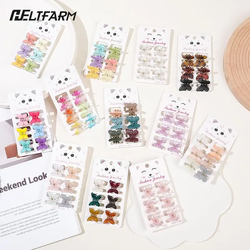 6Pcs/set Women Butterfly Mini Hair Claw Clip Crab Girls Cute Geometry Ponytail Hairpins Barrettes Headwear Fashion Accessories
6Pcs/set Women Butterfly Mini Hair Claw Clip Crab Girls Cute Geometry Ponytail Hairpins Barrettes Headwear Fashion Accessories