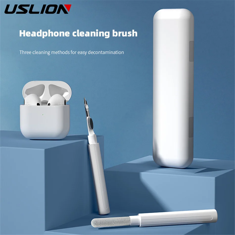 USLION Bluetooth-Compatible Earbuds Headphones Cleaning Brush For Airpods Cleaning Kit For Headsets Keyboard Cleaning Brush Set 
USLION Bluetooth-Compatible Earbuds Headphones Cleaning Brush For Airpods Cleaning Kit For Headsets Keyboard Cleaning Brush Set