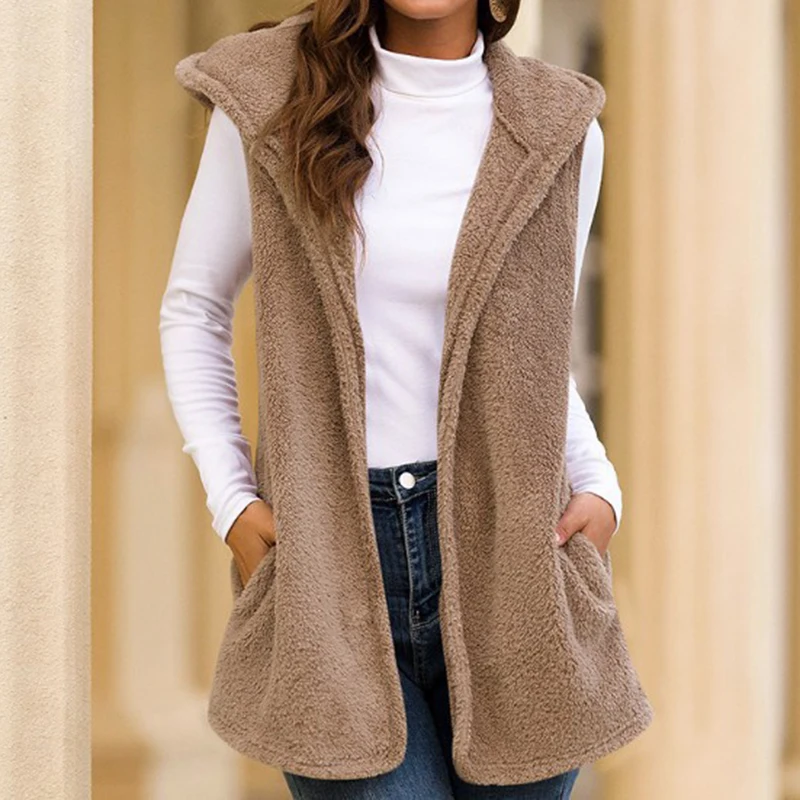 Vests 2021 Spring Autumn Vest Women Waistcoat Winter Thermal Warm Thick Fleece Vests Women Sleeveless Jacket Ladies Waistcoat
Vests 2021 Spring Autumn Vest Women Waistcoat Winter Thermal Warm Thick Fleece Vests Women Sleeveless Jacket Ladies Waistcoat