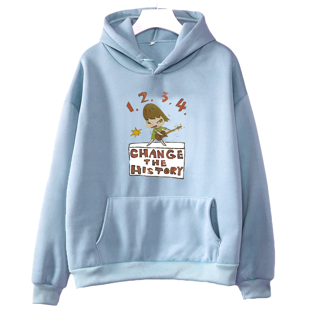 Yoshitomo Nara 1234 Change The History Hoodies Letter Print Funny Graphic Sweatshirts Girls Long Sleeve Hooded Clothes Kawaii
Yoshitomo Nara 1234 Change The History Hoodies Letter Print Funny Graphic Sweatshirts Girls Long Sleeve Hooded Clothes Kawaii