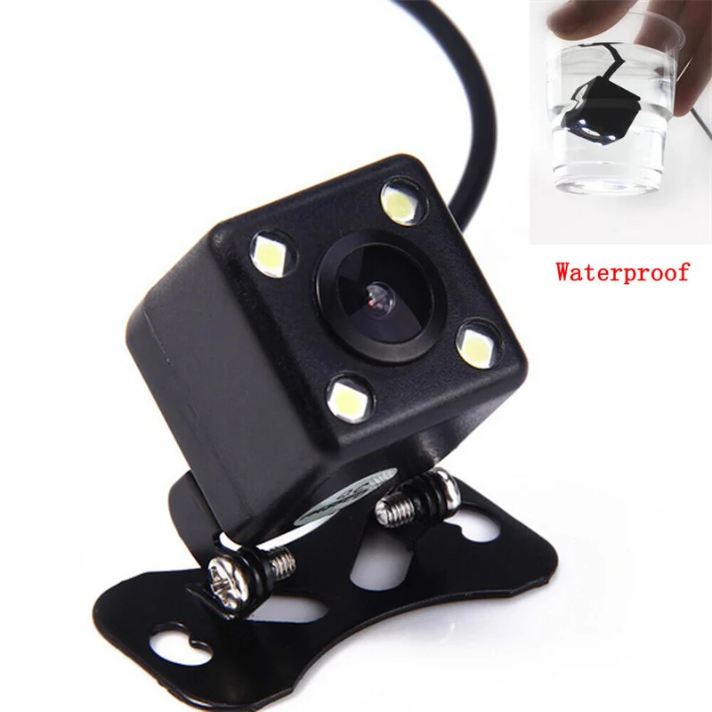 

Car Rear View Camera 4 LED Night Vision Reversing Automatic Parking Monitor CCD IP68 Waterproof 170 Degree High-Definition Image