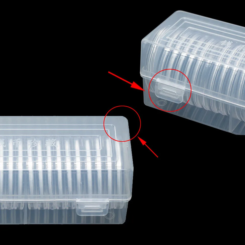 20pcs 17/20.5/25/27/30/32/40/46mm Clear Round Coin Capsules Holders Storage Case Portable Container Display Collection Box
20pcs 17/20.5/25/27/30/32/40/46mm Clear Round Coin Capsules Holders Storage Case Portable Container Display Collection Box