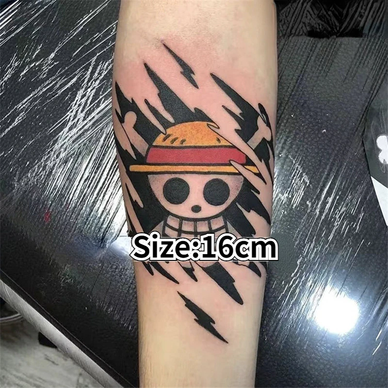 Anime Temporary Tattoos Cartoon Skull Body Art Tatoo Waterproof Fake Tatto Sticker for Man Women
Anime Temporary Tattoos Cartoon Skull Body Art Tatoo Waterproof Fake Tatto Sticker for Man Women