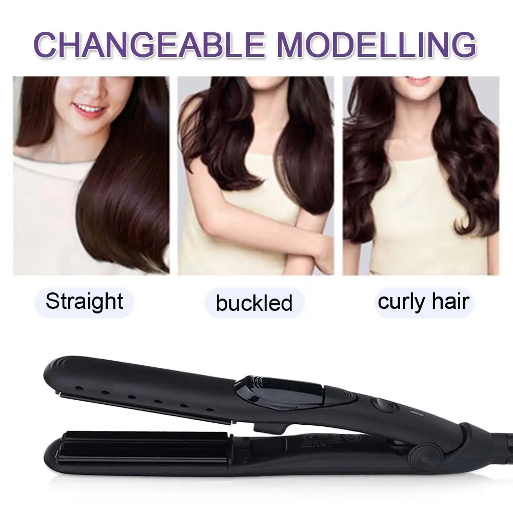 Steam Hair Straightener Ceramic Negative Ion Hair Straightener Curling Straight Dual-purpose Straightening Rod Fast Preheating
Steam Hair Straightener Ceramic Negative Ion Hair Straightener Curling Straight Dual-purpose Straightening Rod Fast Preheating