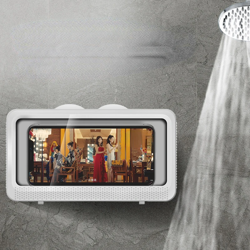 Phone Holder Waterproof Case Box Wall Mounted All Covered Mobile Phone Shelves Self-Adhesive Shower Accessories
Phone Holder Waterproof Case Box Wall Mounted All Covered Mobile Phone Shelves Self-Adhesive Shower Accessories