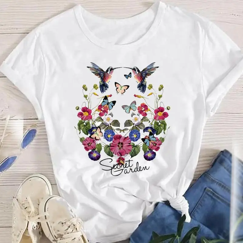 Women Flower Floral Spring 90s Print Top Short Sleeve Summer Fashion Lady Clothes Tees Female 2022 Ladies Tshirt Graphic T-Shirt
Women Flower Floral Spring 90s Print Top Short Sleeve Summer Fashion Lady Clothes Tees Female 2022 Ladies Tshirt Graphic T-Shirt