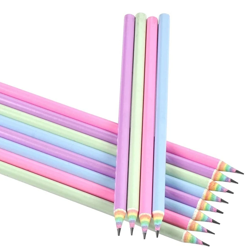 Eco-Friendly Wood & Plastic Free Rainbow Recycled Paper 2 HB Pencils For School And Office Supplies,12-Pack
Eco-Friendly Wood & Plastic Free Rainbow Recycled Paper 2 HB Pencils For School And Office Supplies,12-Pack