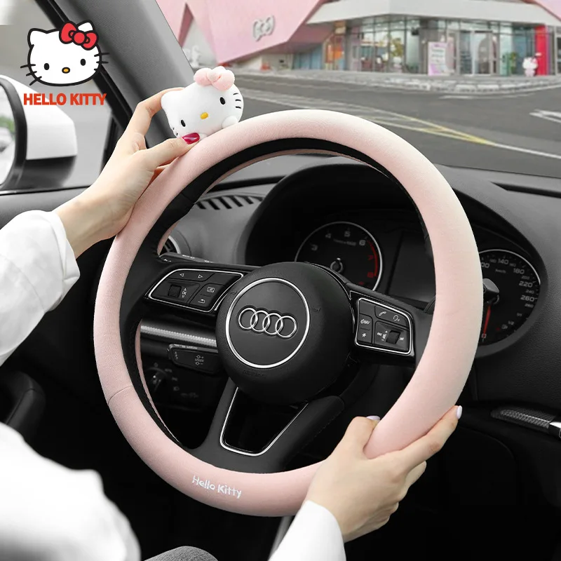 38Cm Kawaii Car Steering Wheel Cover Hellokts Anime Anti-Slip Sweat-Absorbing Car Steering-Wheel Covers Cartoon Decoration Gifts
38Cm Kawaii Car Steering Wheel Cover Hellokts Anime Anti-Slip Sweat-Absorbing Car Steering-Wheel Covers Cartoon Decoration Gifts