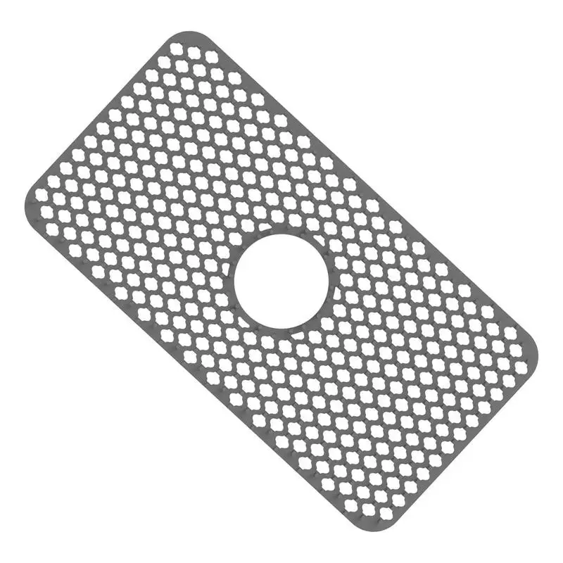 Silicone Sink Protector Kitchen Sink Mat Grid With Central Drain Anti-slip Sink Pads Dishes Mats 62.5x33cm For Drying Draining
Silicone Sink Protector Kitchen Sink Mat Grid With Central Drain Anti-slip Sink Pads Dishes Mats 62.5x33cm For Drying Draining