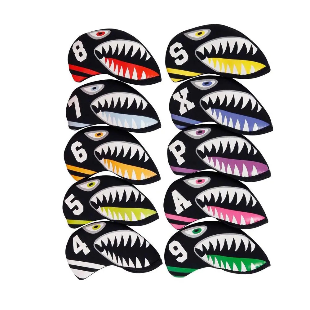 With Number Design Shark Design Protective Cover Golf Iron Headcover Shark Head Cover Golf Club Cover Golf Headcovers
With Number Design Shark Design Protective Cover Golf Iron Headcover Shark Head Cover Golf Club Cover Golf Headcovers