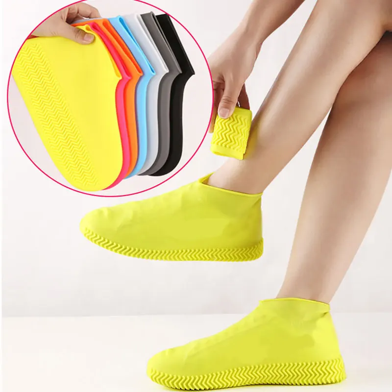 1Pair Reusable Latex Waterproof Rain Shoes Covers Slip-resistant Rubber Rain Boot Overshoes Outdoor Walking Shoes Accessories
1Pair Reusable Latex Waterproof Rain Shoes Covers Slip-resistant Rubber Rain Boot Overshoes Outdoor Walking Shoes Accessories