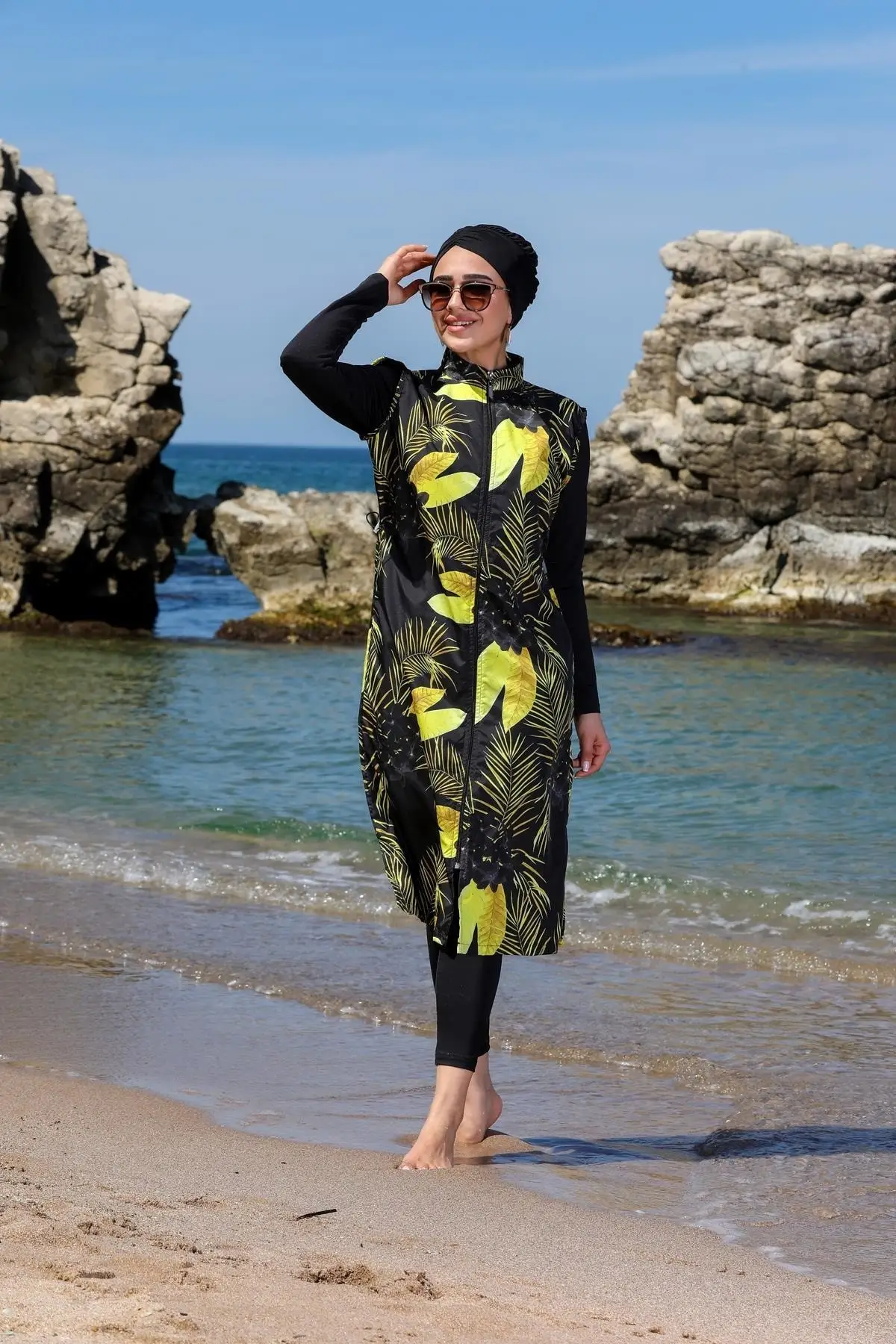 New Burkinis Muslim Swimwear Modest Summer Clothing Long Sleeve Swimming Hijab Sport Islamic Swimsuit Bathing Suit Suit
New Burkinis Muslim Swimwear Modest Summer Clothing Long Sleeve Swimming Hijab Sport Islamic Swimsuit Bathing Suit Suit