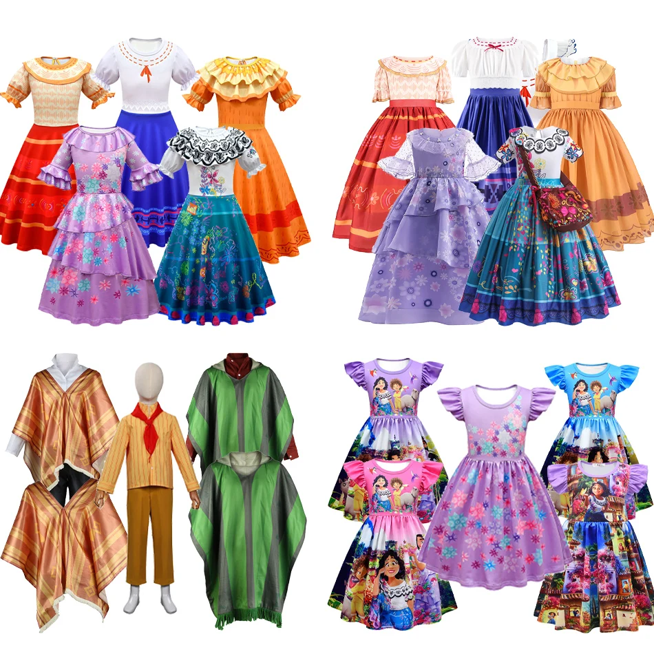 2022 Girl Dress Encanto Cosplay Costume Fancy Dresses Carnival Halloween Princess Dress Children Costume
2022 Girl Dress Encanto Cosplay Costume Fancy Dresses Carnival Halloween Princess Dress Children Costume
