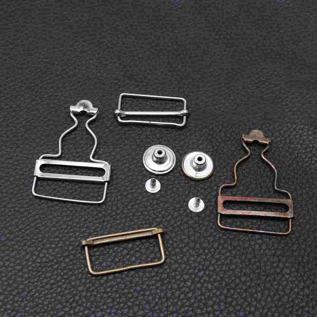 12 Sets Metal Hooks Overall Buckle Replacement Practical Suspender Buckles Clips Gourd Button
12 Sets Metal Hooks Overall Buckle Replacement Practical Suspender Buckles Clips Gourd Button
