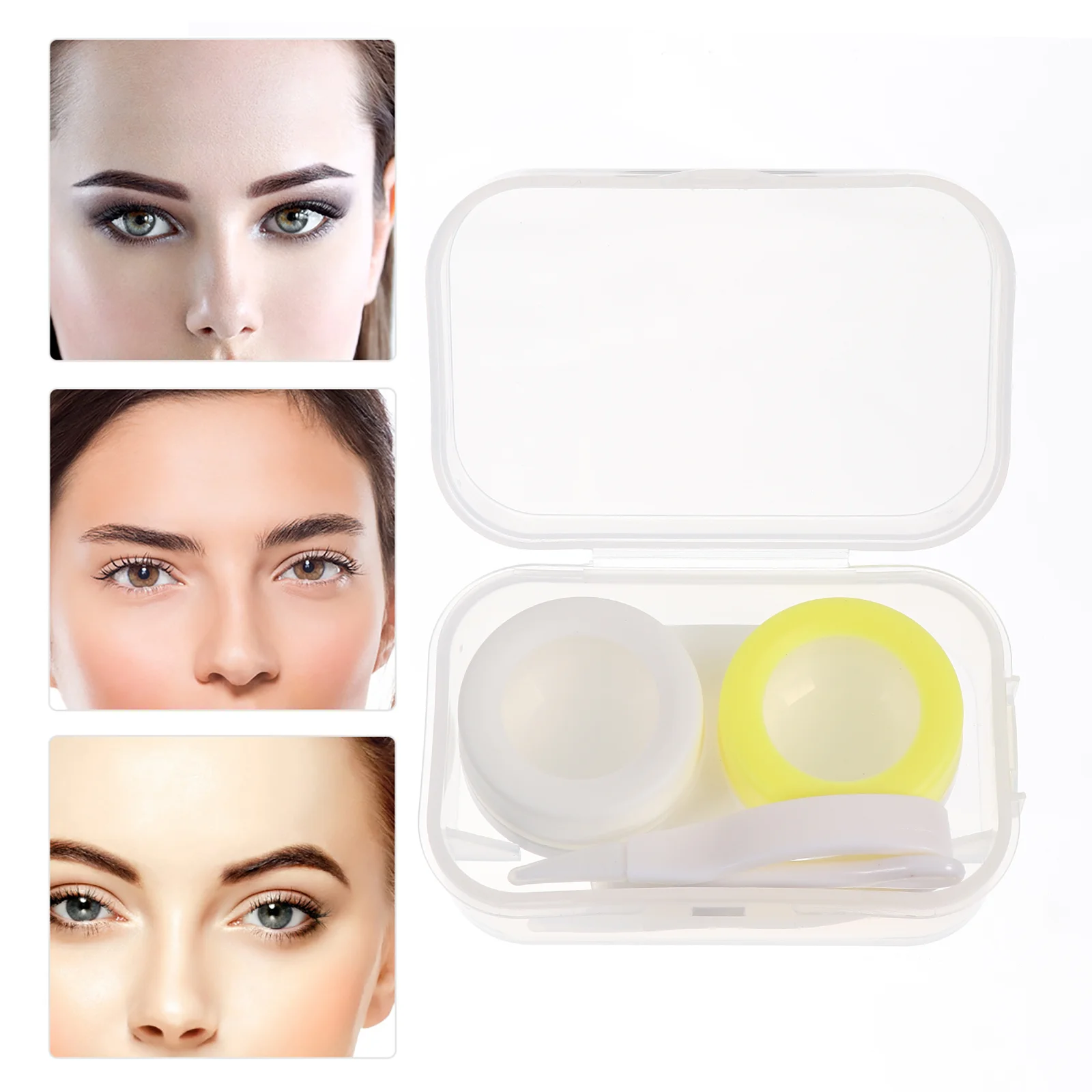 1 Set Multiple Contacts Lens Box Kit Contact-lens Organizer Case Portable Box for Travel
1 Set Multiple Contacts Lens Box Kit Contact-lens Organizer Case Portable Box for Travel