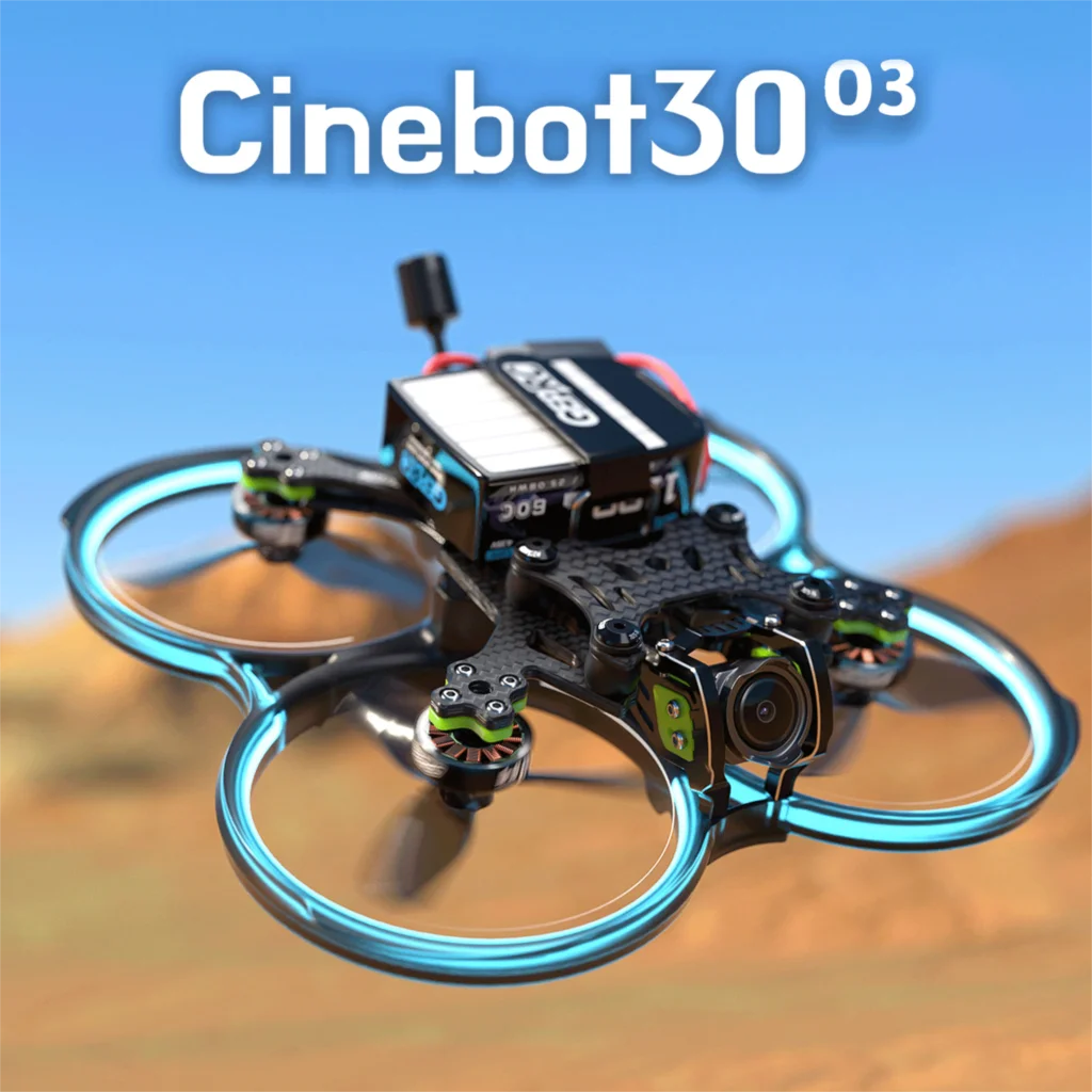 

GEPRC Cinebot30 4k HD O3 FPV Freestyle Racing Drone With DJI O3 Air Unit F722-45A AIO V2 Stack 6S 2450KV Motor RC Quadcopter