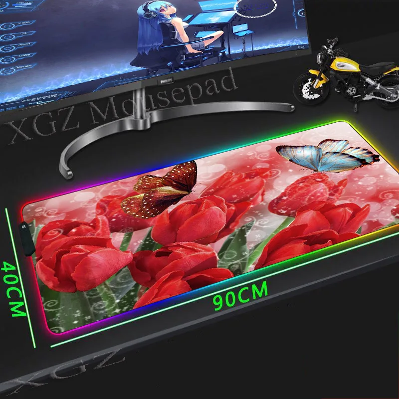 XGZ Flowers Butterfly HD Anime Custom Large Game RGB Mouse Pad Black Precision Lock-edge Computer Fashion Table Mat Non-slip
XGZ Flowers Butterfly HD Anime Custom Large Game RGB Mouse Pad Black Precision Lock-edge Computer Fashion Table Mat Non-slip