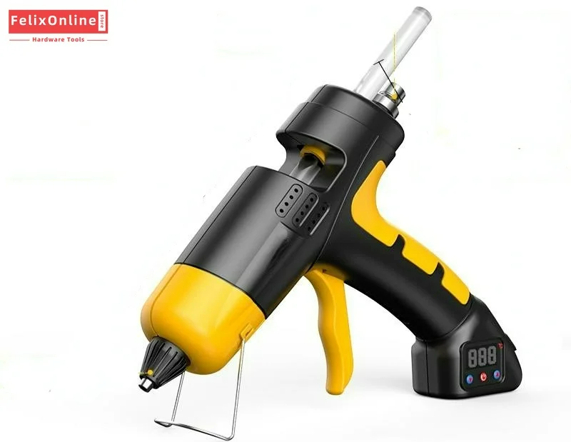 Cordless Hot Melt Glue Gun with Digital Display Rechargeable Lithium Battery Hot Melt Gun with Adjustable Glue Output Home DIY
Cordless Hot Melt Glue Gun with Digital Display Rechargeable Lithium Battery Hot Melt Gun with Adjustable Glue Output Home DIY