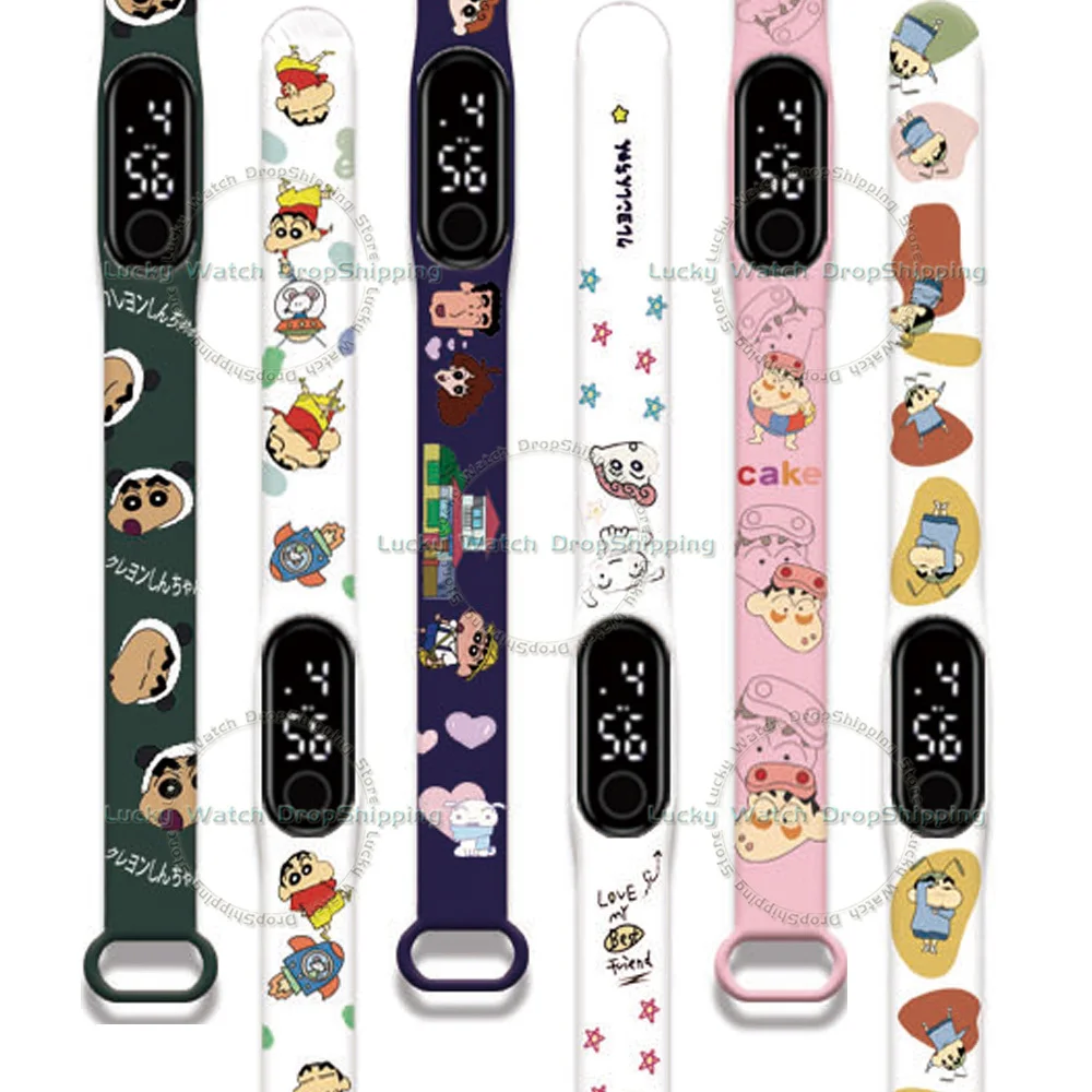 Crayon Shin-chan Children's Watches Cartoon Character LED Touch Waterproof Electronic Kids Watch Birthday Gifts
Crayon Shin-chan Children's Watches Cartoon Character LED Touch Waterproof Electronic Kids Watch Birthday Gifts