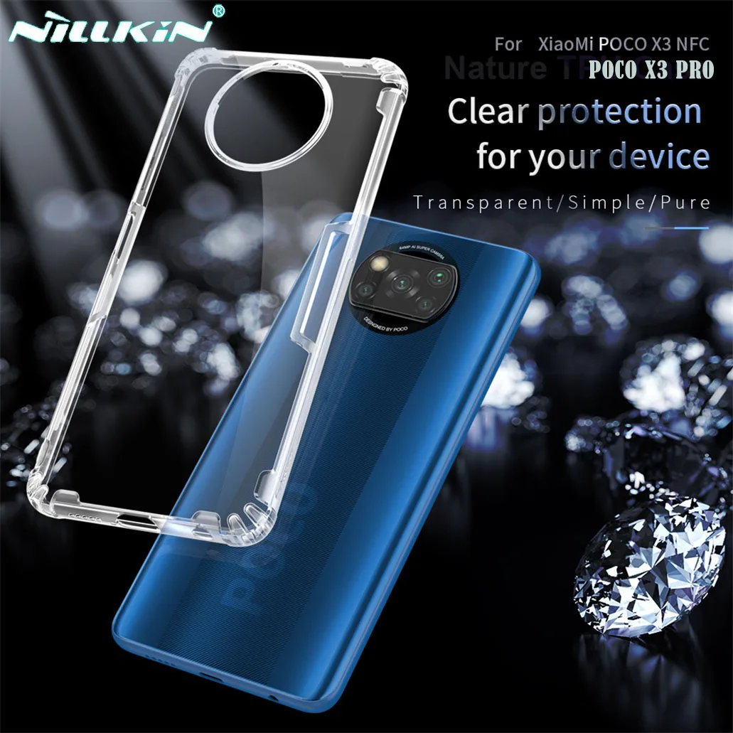 Чехол для Xiaomi Poco X3 NFC X3Pro, чехол Nillkin Nature, прозрачный чехол, прозрачный мягкий силиконовый чехол из ТПУ Для Xiaomi Poco X3 Pro
Чехол для Xiaomi Poco X3 NFC X3Pro, чехол Nillkin Nature, прозрачный чехол, прозрачный мягкий силиконовый чехол из ТПУ Для Xiaomi Poco X3 Pro