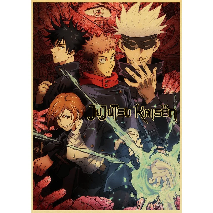 Anime Jujutsu Kaisen Retro Poster Bar Kids Room Home Decor Painting Art Wall Decor Metal Poster Metal Wall Sign wall decor
Anime Jujutsu Kaisen Retro Poster Bar Kids Room Home Decor Painting Art Wall Decor Metal Poster Metal Wall Sign wall decor
