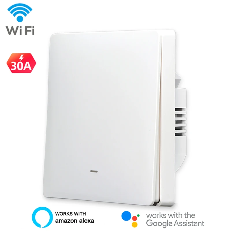 Lonsonho WiFi Tuya Smart Switch 30A 6600W EU UK 220V for Boiler Water Heater Air Conditioner Works with Alexa Google Home
Lonsonho WiFi Tuya Smart Switch 30A 6600W EU UK 220V for Boiler Water Heater Air Conditioner Works with Alexa Google Home