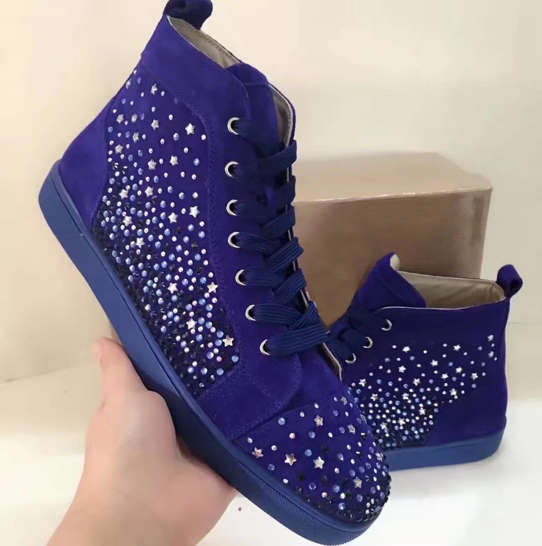 Luxury Designer Fashion Red Soled Sneakers with Diamond Sequins Lofook Shoes Leisure Board Couple Low Top Men's Shoes Flat Shoes
Luxury Designer Fashion Red Soled Sneakers with Diamond Sequins Lofook Shoes Leisure Board Couple Low Top Men's Shoes Flat Shoes