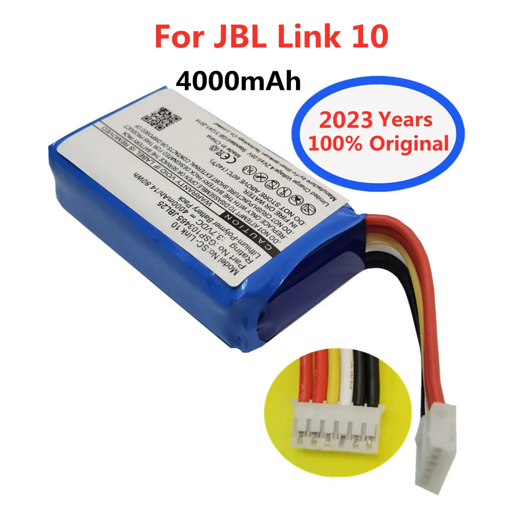 

2023 Years 100% Original Speaker Battery For JBL Link 10 Link10 4000mAh Player Replacement Li-Polymer Batteries +Tracking Number