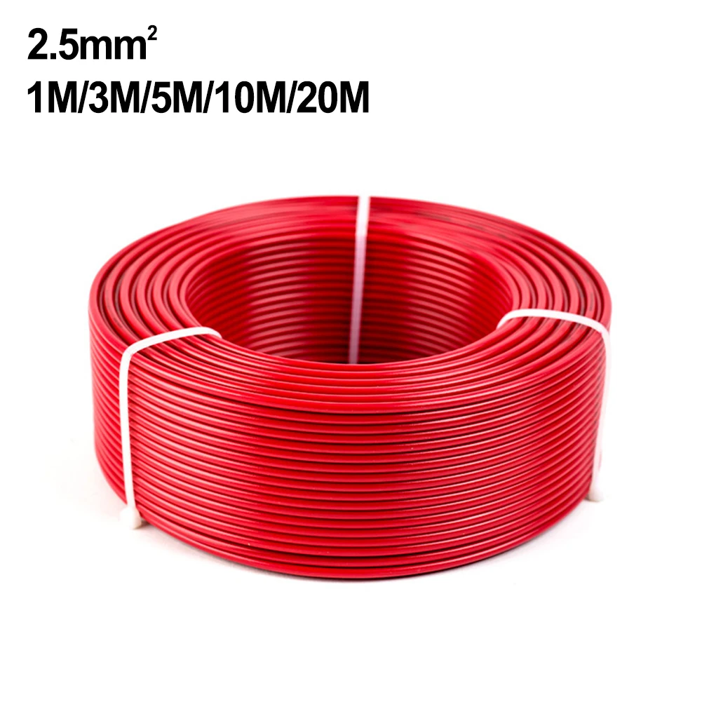 2.5m㎡ Black Red Solar Panel Extension Cable Wire PV Connector 10AWG 3/5/10/20M IP67 High Quality Solar Photovoltaic Cable
2.5m㎡ Black Red Solar Panel Extension Cable Wire PV Connector 10AWG 3/5/10/20M IP67 High Quality Solar Photovoltaic Cable