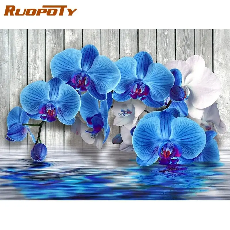 RUOPOTY Pictures By Number Blue Flowers Kits Home Decor DIY Painting By Numbers Abstract Drawing On Canvas HandPainted Art Gift
RUOPOTY Pictures By Number Blue Flowers Kits Home Decor DIY Painting By Numbers Abstract Drawing On Canvas HandPainted Art Gift