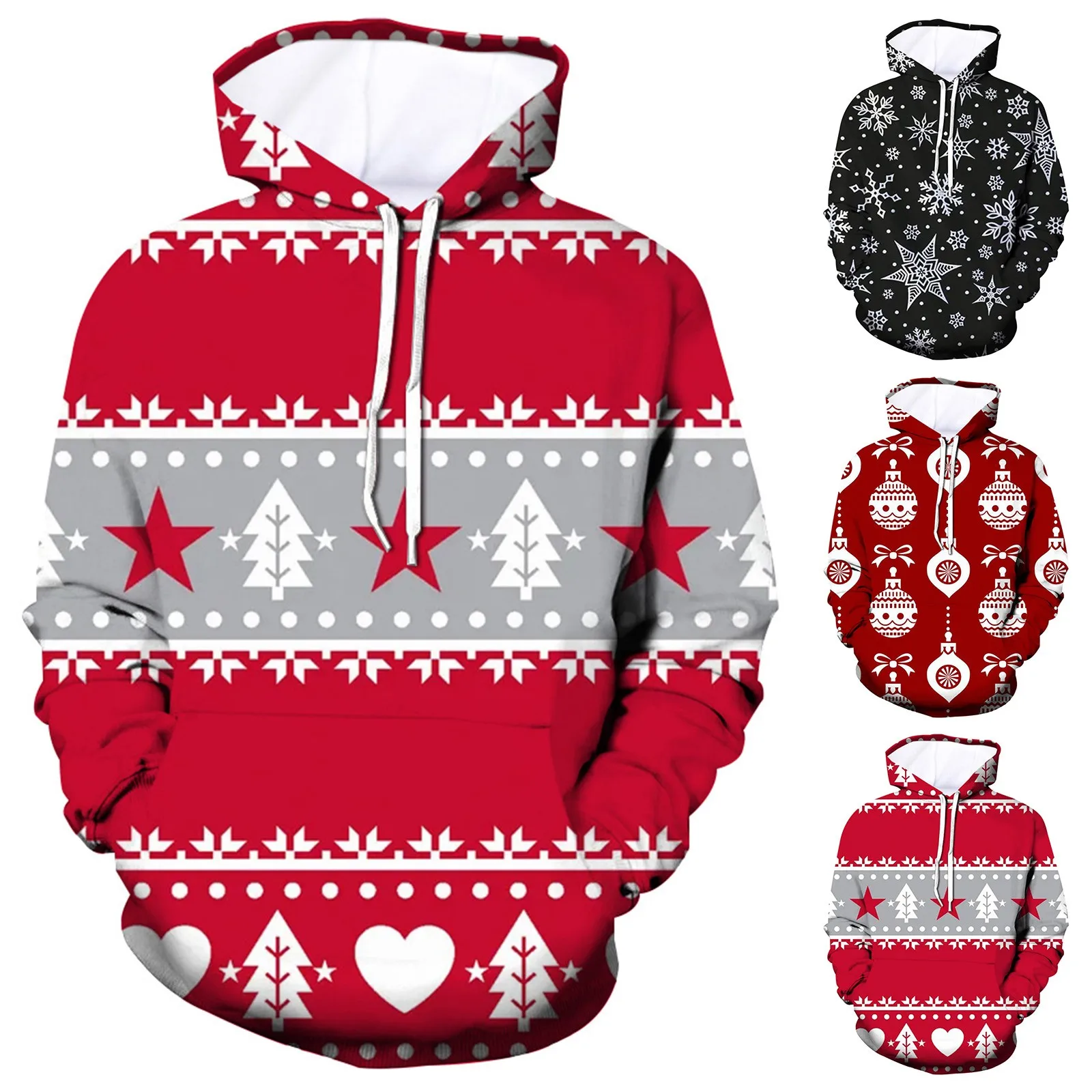 Christmas Women And Men Long Sleeve Deer Printed Hoodies Drawstring Sweatshirts Xmas Holiday Summer Tops Hoodie Cardigan Women
Christmas Women And Men Long Sleeve Deer Printed Hoodies Drawstring Sweatshirts Xmas Holiday Summer Tops Hoodie Cardigan Women