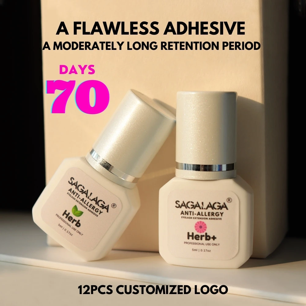Extra Strong Eyelash Extension Glue 5 ml Herb Black Adhesive 1 Sec Fast Drying for Lash Bonding Retention 10 Weeks Latex Free
Extra Strong Eyelash Extension Glue 5 ml Herb Black Adhesive 1 Sec Fast Drying for Lash Bonding Retention 10 Weeks Latex Free