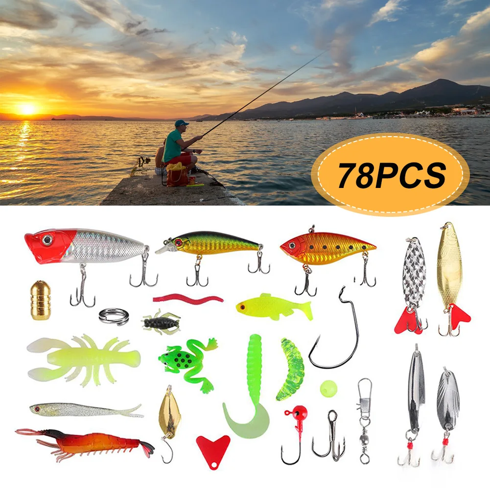 78pcs/set Silicon Shrimp Fishing Lure Luminous Soft Mixed Color Artificial Shrimp Bait Pesca Sabiki Fishing Lures Accessories
78pcs/set Silicon Shrimp Fishing Lure Luminous Soft Mixed Color Artificial Shrimp Bait Pesca Sabiki Fishing Lures Accessories