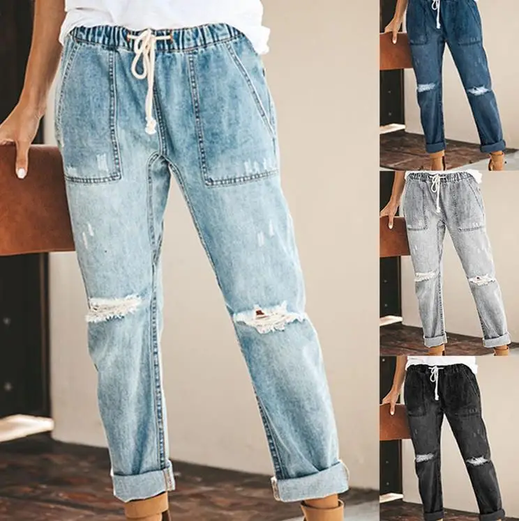 Women's Jeans 2023 Summer New Vintage Mid Waist Denim Pants Fashion Boyfriend Style Ripped hole Casual Vintage Cowboy Streetwear
Women's Jeans 2023 Summer New Vintage Mid Waist Denim Pants Fashion Boyfriend Style Ripped hole Casual Vintage Cowboy Streetwear