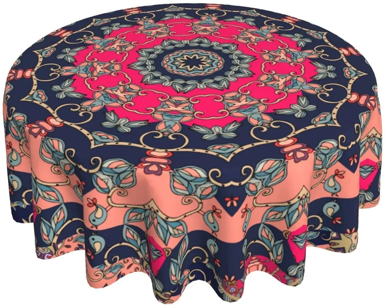 Mandala Boho Flower Tablecloth Round Waterproof Table Cover for Kitchen Dining Tablecloth Picnic Party Indoor Outdoor Table Mats
Mandala Boho Flower Tablecloth Round Waterproof Table Cover for Kitchen Dining Tablecloth Picnic Party Indoor Outdoor Table Mats
