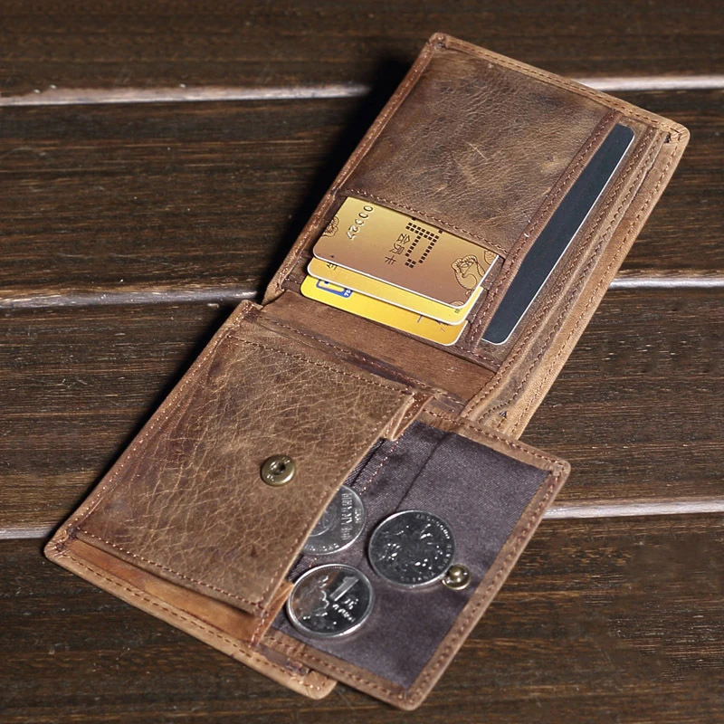 Genuine Leather Men Wallet Retro Money Credit Card Holders Short Slim Male Coin Purses Business Short Men's Wallets K268
Genuine Leather Men Wallet Retro Money Credit Card Holders Short Slim Male Coin Purses Business Short Men's Wallets K268
