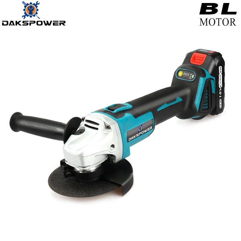 18V Cordless Electric Angle Grinder 125MM Disc Diameter Brushless Grinder Steel Cutting Polishing Polisher For Makita Battery
18V Cordless Electric Angle Grinder 125MM Disc Diameter Brushless Grinder Steel Cutting Polishing Polisher For Makita Battery