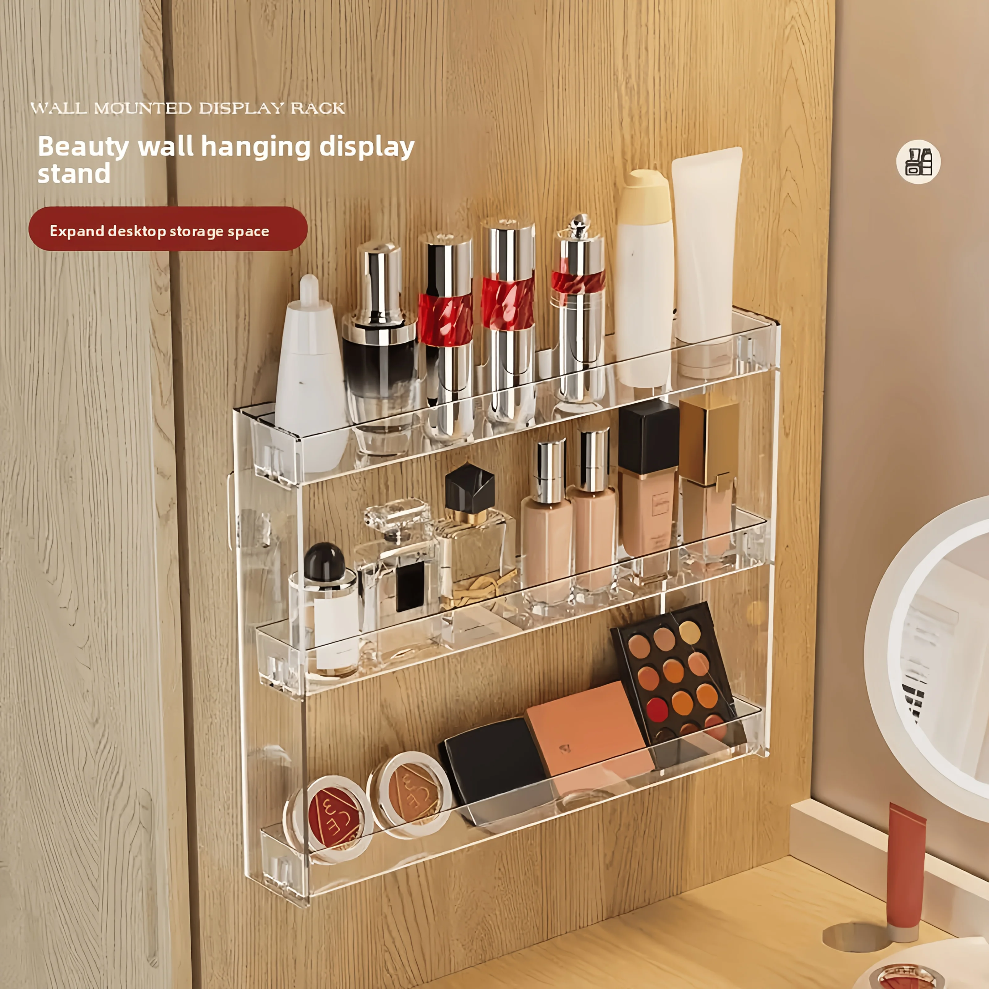 3-уровневый акриловый органайзер для косметики
3-уровневый акриловый органайзер для косметики