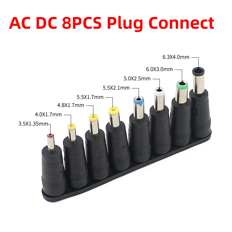 Universal 1 set = 8pcs/set 5pin Jack Plugs DC For Laptop AC Power Adapter DC Tips Connectors For Computer Notebook Mar29 Laptop
Universal 1 set = 8pcs/set 5pin Jack Plugs DC For Laptop AC Power Adapter DC Tips Connectors For Computer Notebook Mar29 Laptop