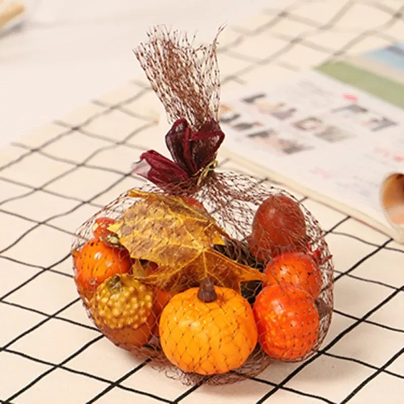 Small Pumpkin Gourd Acorn Berries Maple Leaf Artificial Pumpkin Diy Craft Simulation Fall Harvest Decor Props
Small Pumpkin Gourd Acorn Berries Maple Leaf Artificial Pumpkin Diy Craft Simulation Fall Harvest Decor Props
