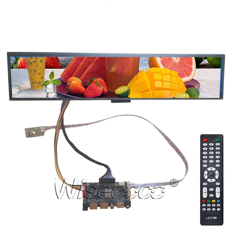 Advertising Display 24" 1920*360 IPS Digital Signage Panel Stretched Bar 24 inch LCD Display Supermarket Shelf Screen
Advertising Display 24" 1920*360 IPS Digital Signage Panel Stretched Bar 24 inch LCD Display Supermarket Shelf Screen