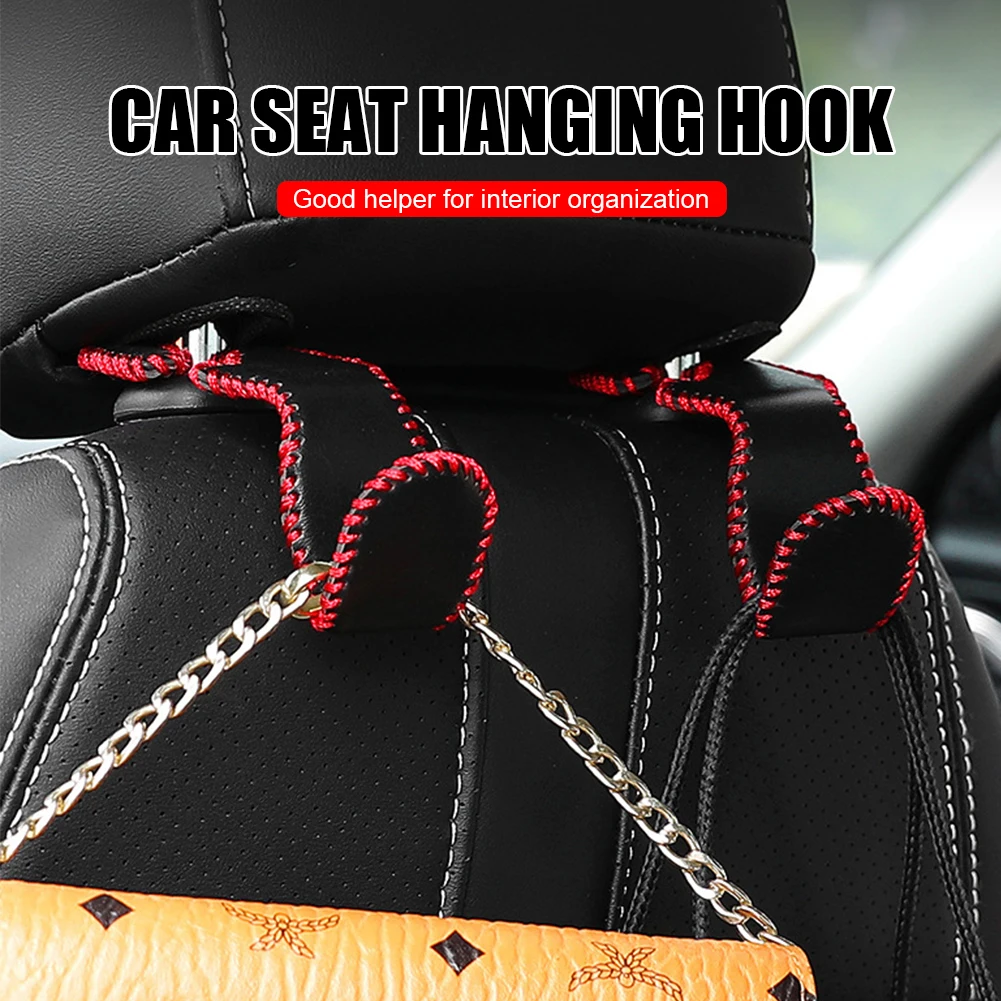 1 PCS Car Seat Headrest Hook Leather Stainless Steel Hanging Hook for Auto Back Seat Organizer Holder for Handbag Clothes Coats
1 PCS Car Seat Headrest Hook Leather Stainless Steel Hanging Hook for Auto Back Seat Organizer Holder for Handbag Clothes Coats